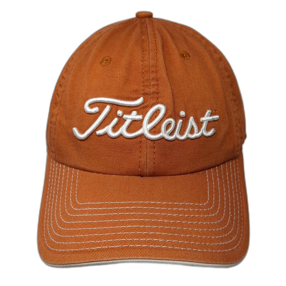 Fitleist Slideback Baseball Cap Brown One Size Adjustable Embroidered 6 Panel